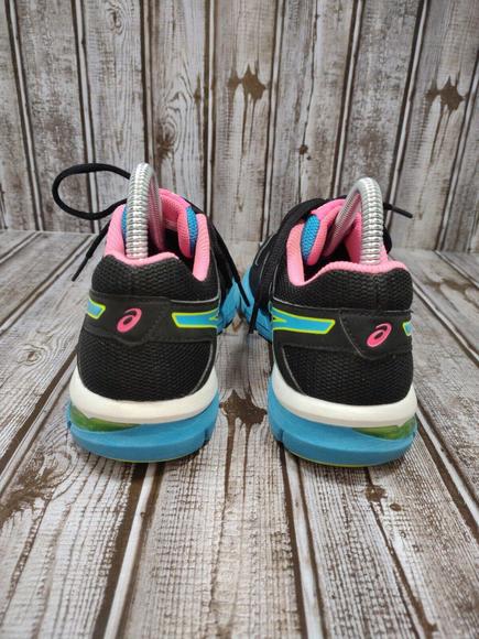 Asics Training Women's Size 7M Black/Teal/Pink Running Athletic Shoes S653J - Picture 5 of 9